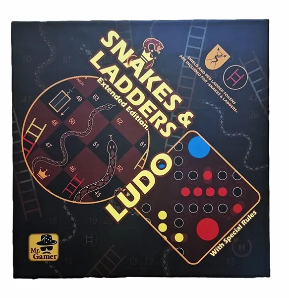 منچ و مارپله جعبه‌ای MrGamer Snakes & Ladders