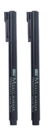 ماژیک CD مشکی MARVY uchida Multi Marker Super Fine