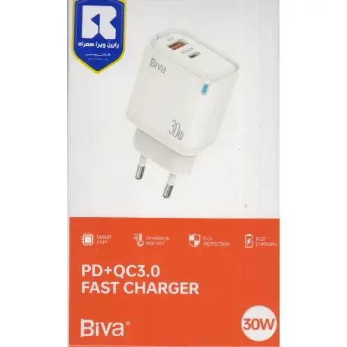 شارژر Biva PD QC 3.0 Fast Charger 30W HC-54 - 0