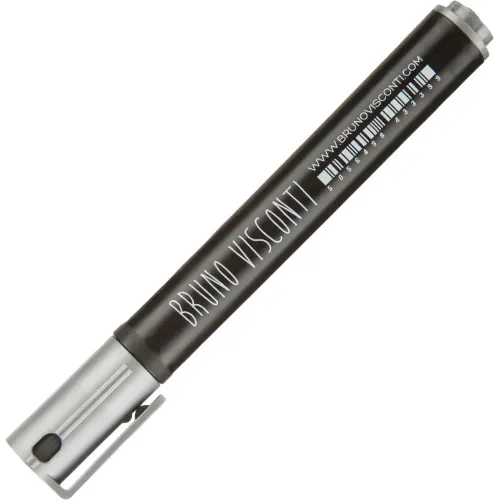 ماژیک پاک نشو نقره‌ای نوک گرد Bruno Visconti Profymark 22-0134