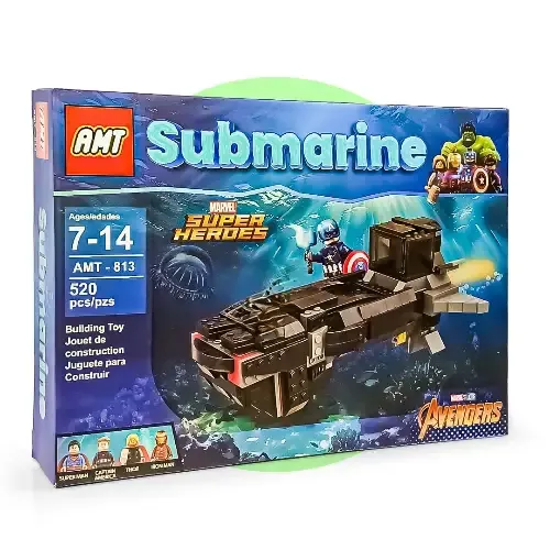 ساختنی زیردریایی اونجرز AMT Submarine 520pcs 813