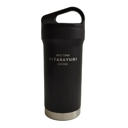 تراول ماگ دسته‌دار مشکی SITARAYURI ZF039 420ml