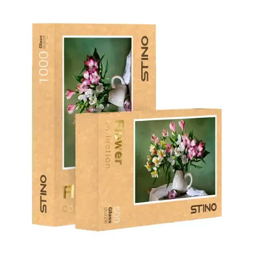 پازل شیشه‌ای گل STINO 500pcs 16102
