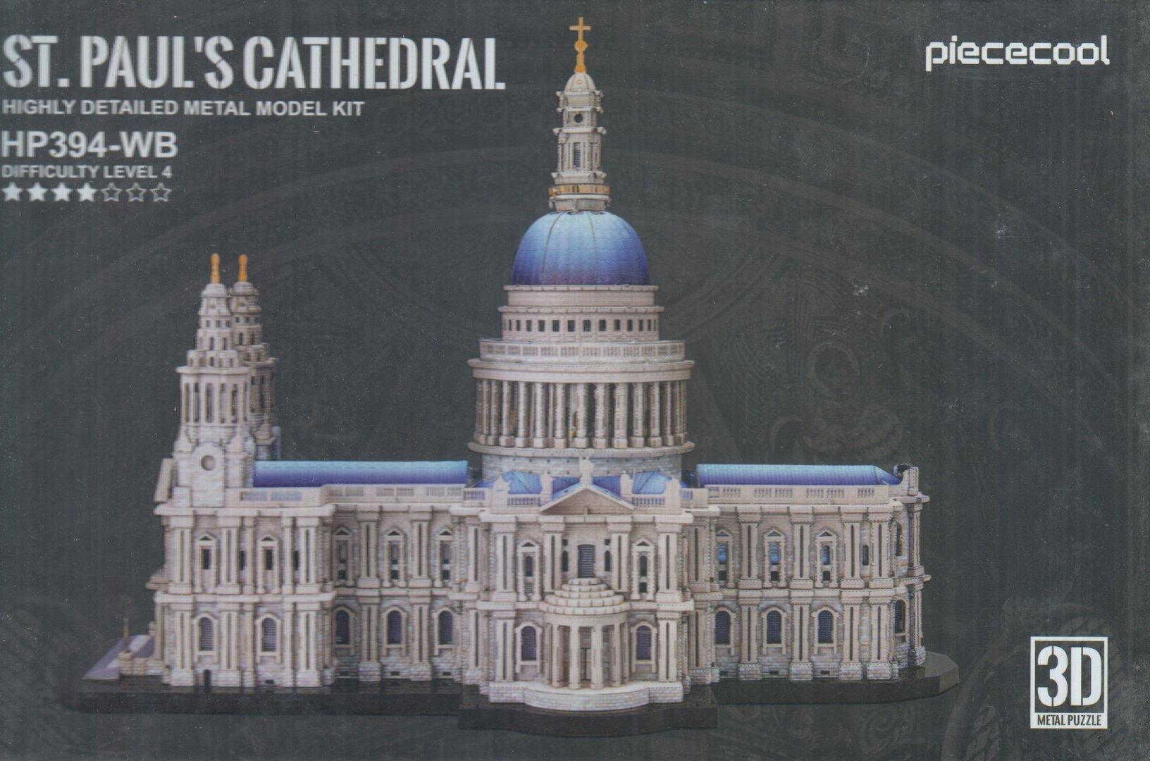 Hard box piececool ST.Pauls Cathedral HP394-WB