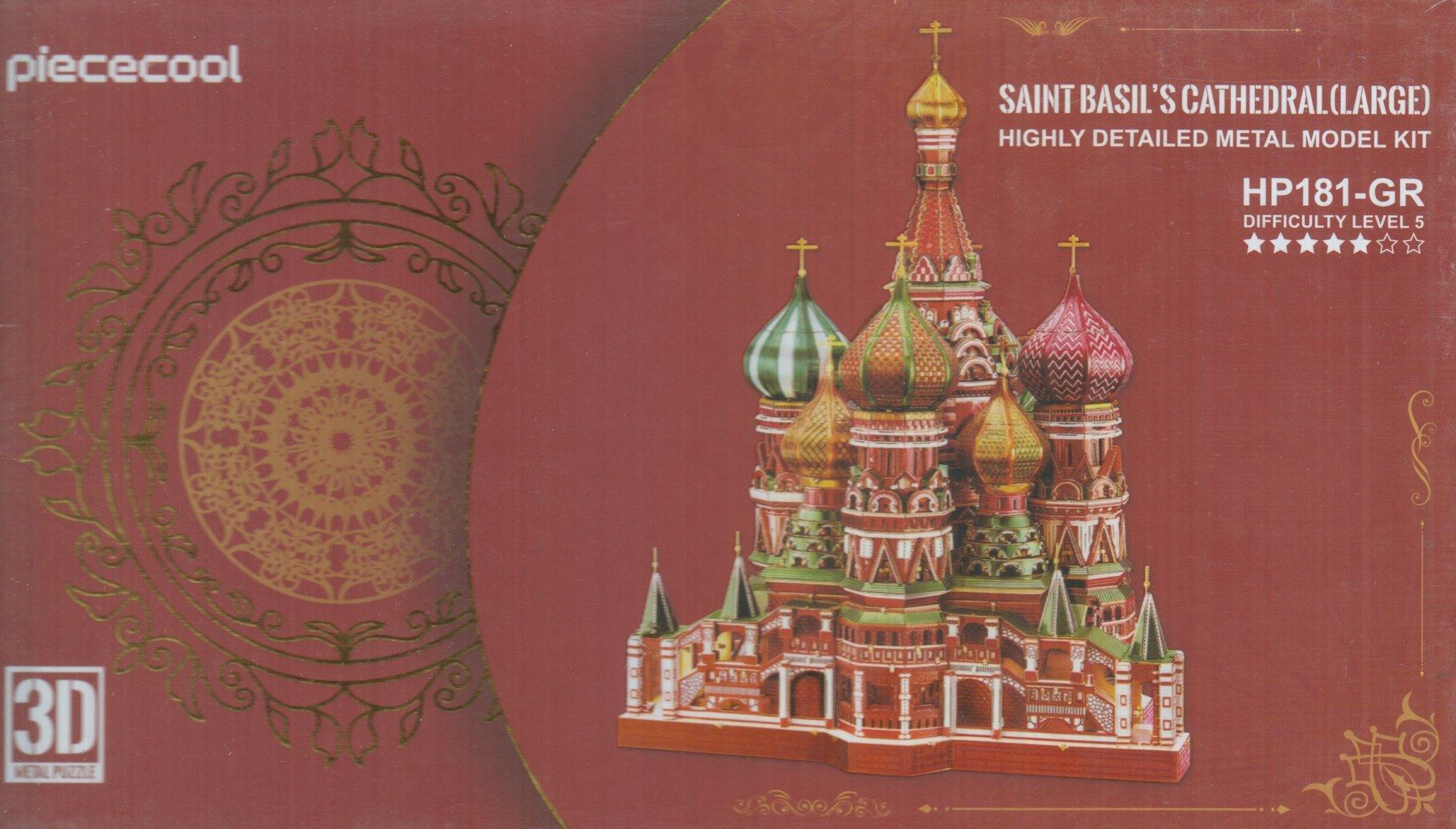 Hard box piececool Saint Basils Cathedral HP181-GR