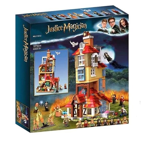 ساختنی هری‌پاتر کلبه Harry Potter Attack on the Burrow 1079pcs 11572
