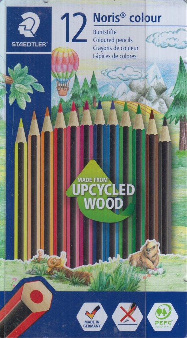 مدادرنگی 12 رنگ فلزی STAEDTLER 80185M12 Upcycled Wood