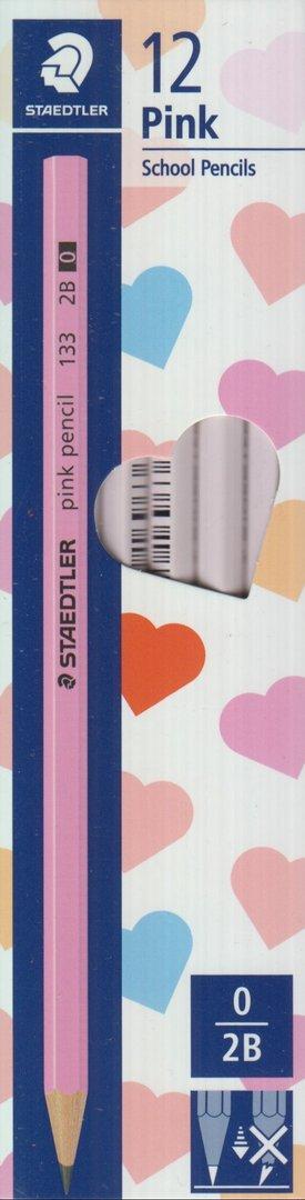 مداد مشکی STAEDTLER Pink Pencil 133 2B 21