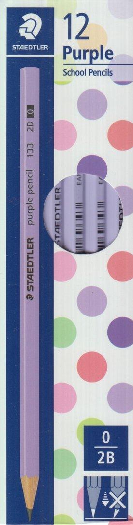 مداد مشکی STAEDTLER Purple Pencil 133 2B 602