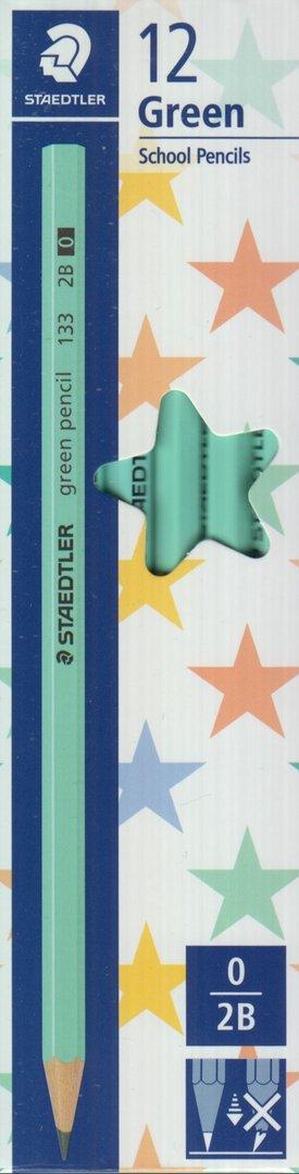 مداد مشکی STAEDTLER Green Pencil 133 2B 550