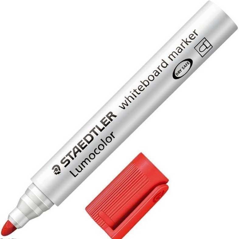 ماژیک وایت‌برد قرمز نوک تخت STAEDTLER 351-2 Lumocolor