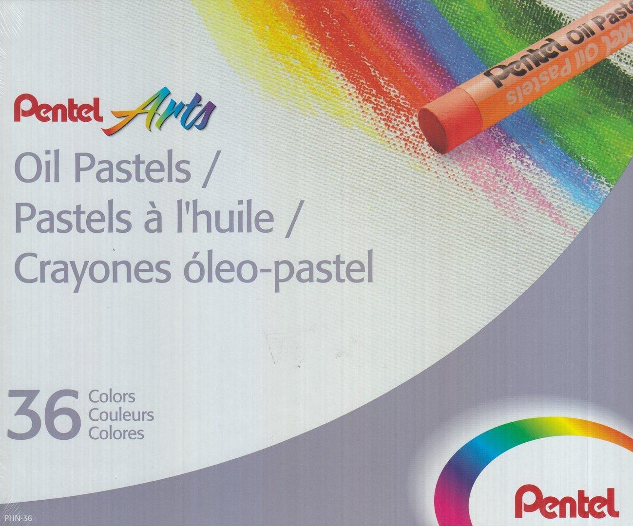 پاستل روغنی 36 رنگ Pentel PHN-36