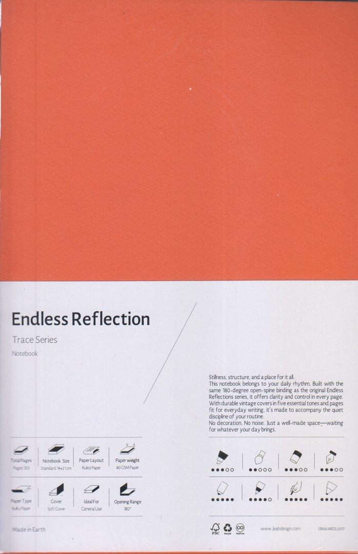 دفتر 120 برگ 14×21 دوختی شومیز Jeab Endless Reflection