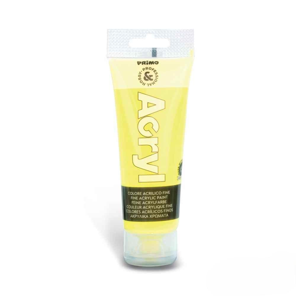رنگ آکریلیک primo Fluorescent Yellow 420TAF75210 75ml