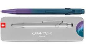 خودکار بدنه بنفش اقیانوسی گیره آبی CARANDACHE NM0849.586