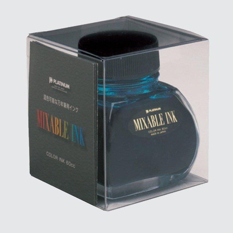 جوهر شیشه‌ای آبی دریایی قطبی PLATINUM Mixable INKM-1200 60ml