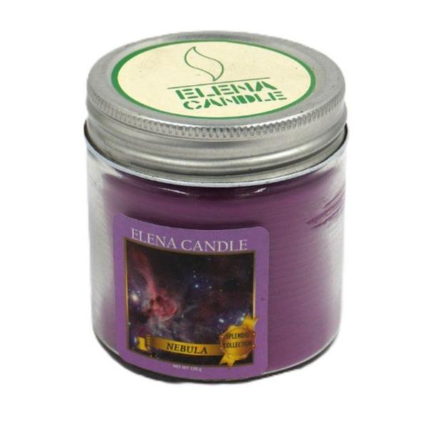 شمع شیشه‌ای 150gr رایحه سحابی Nebula