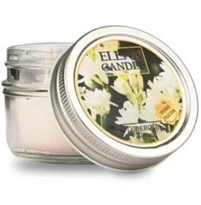 شمع شیشه‌ای 150gr رایحه گل مریم Tuberose