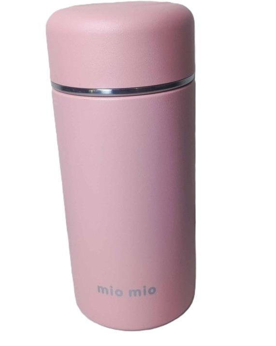 فلاسک مینی صورتی mio mio 240ml H-BW-1398