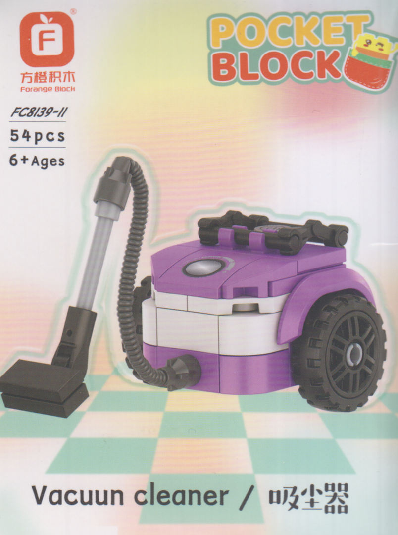 ساختنی جارو برقی Forange Pocket Block Vacuun Cleaner FC8139-11 54pcs
