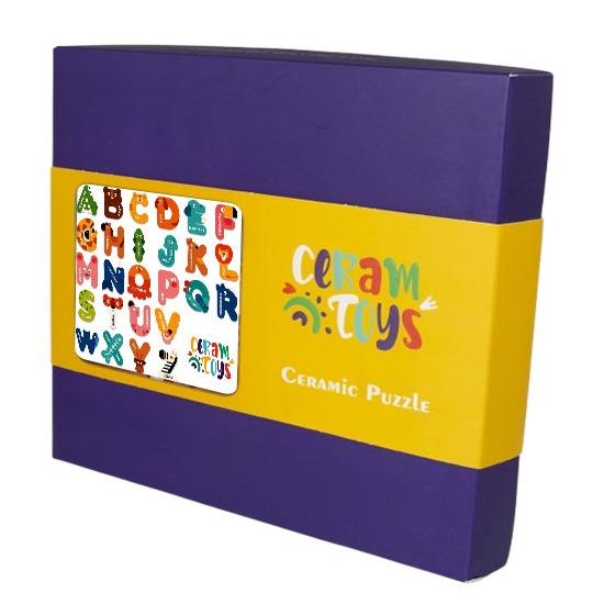 پازل سرامیکی الفبا انگلیسی CeramToys Ceramic Puzlle