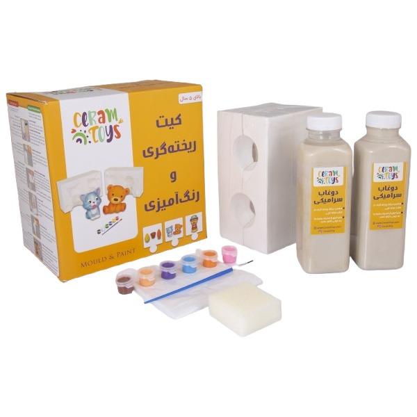 کیت ریخته‌گری و رنگ‌آمیزی CeramToys Slip Casting and Painting Kit
