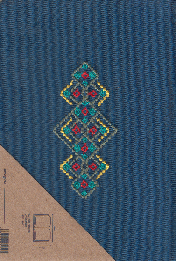 دفتر 120 برگ طرح لوزی جیبی گالینگور ZEEG NOTE DELKASH