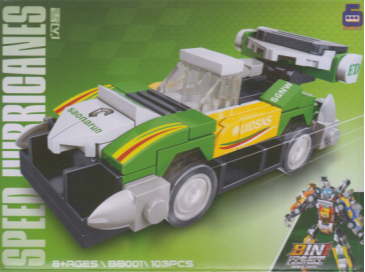 ساختنی ماشین QIGAOLE Speed Hurricanes BB001-C 103pcs