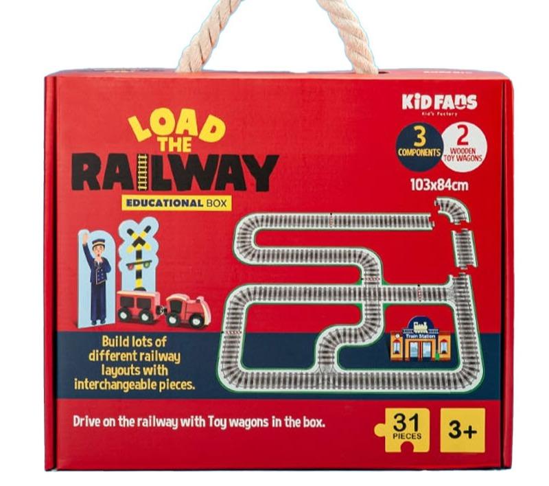 پازل LOAD THE RAILWAY 31pcs 2458