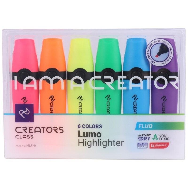 ماژیک های‌لایت 6 عددی C CLASS CREATORS Lumo HLF-6