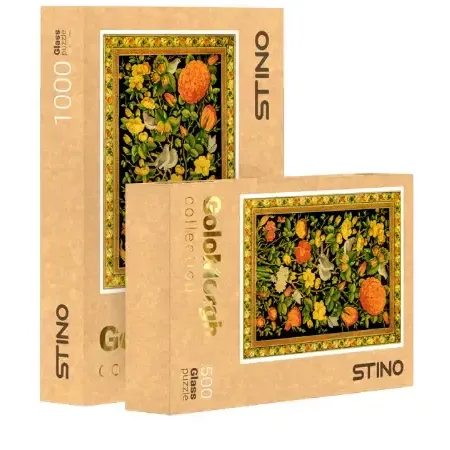 پازل شیشه‌ای گل و مرغ STINO 1000pcs 30102