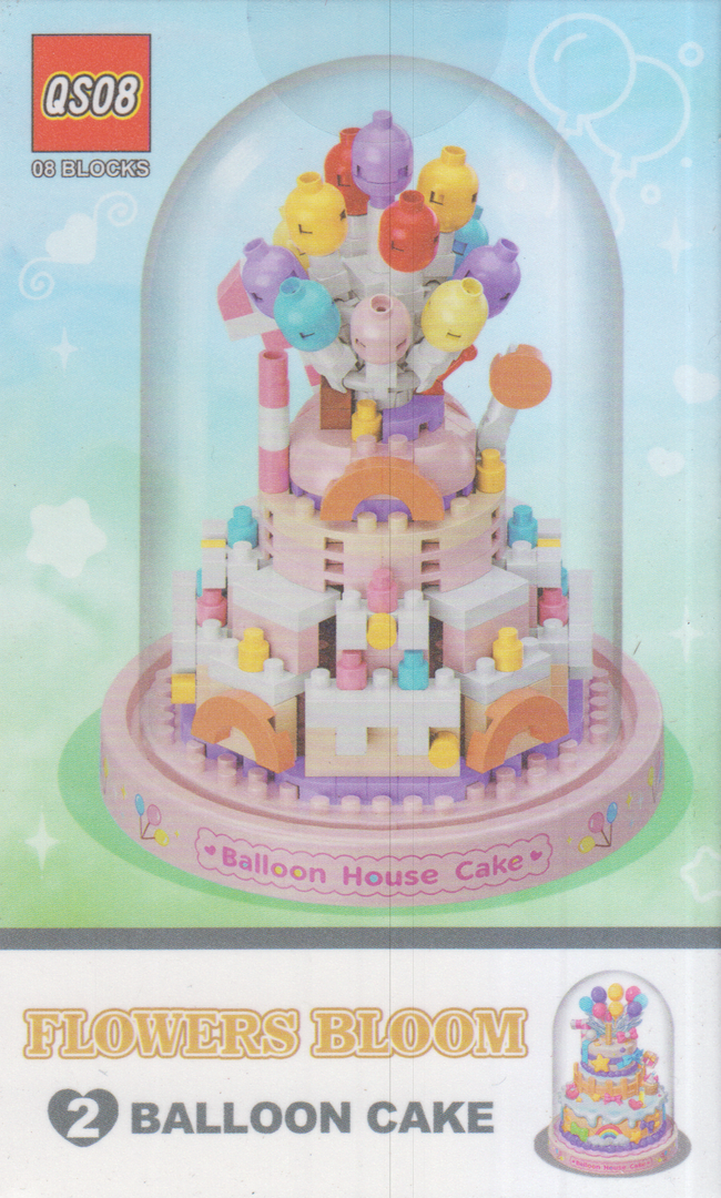 ساختنی کیک 2 FLOWERS BLOOM 11075B 355pcs