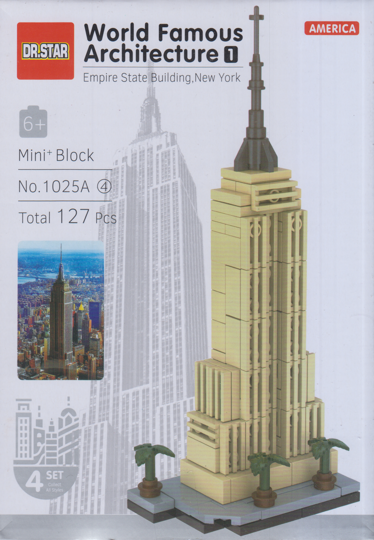 ساختنی برج ‌‌DR.STAR World Famouus Architecture 1025A-4 127pcs