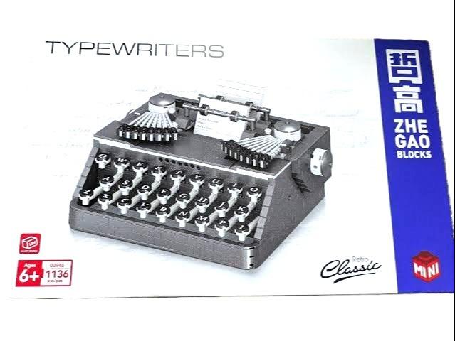 ساختنی ماشین تایپ ZHEGAO TYPEWRITERS 00940 1136pcs