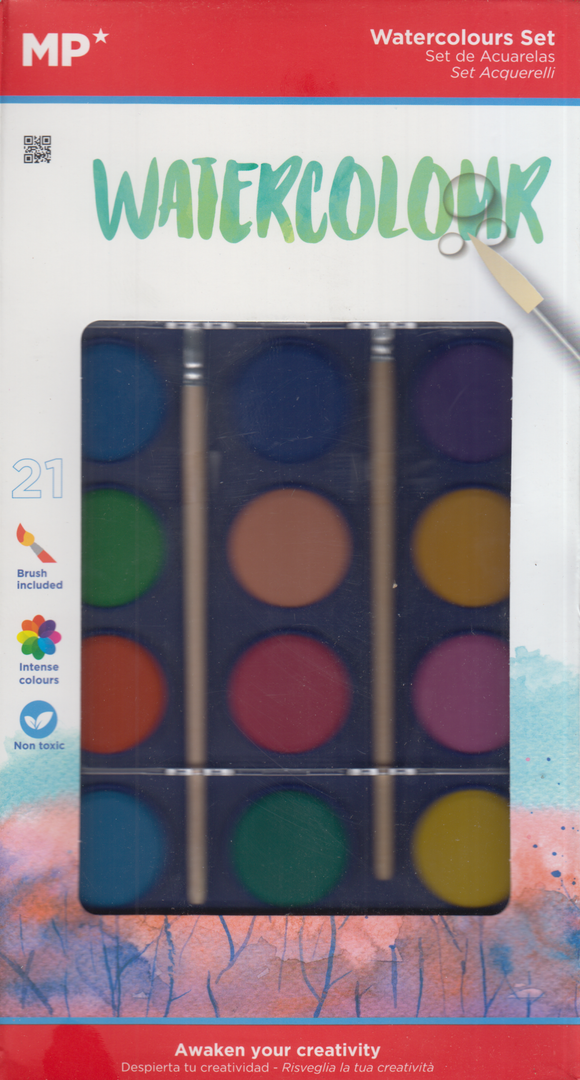 آبرنگ 21 رنگ MP PP153