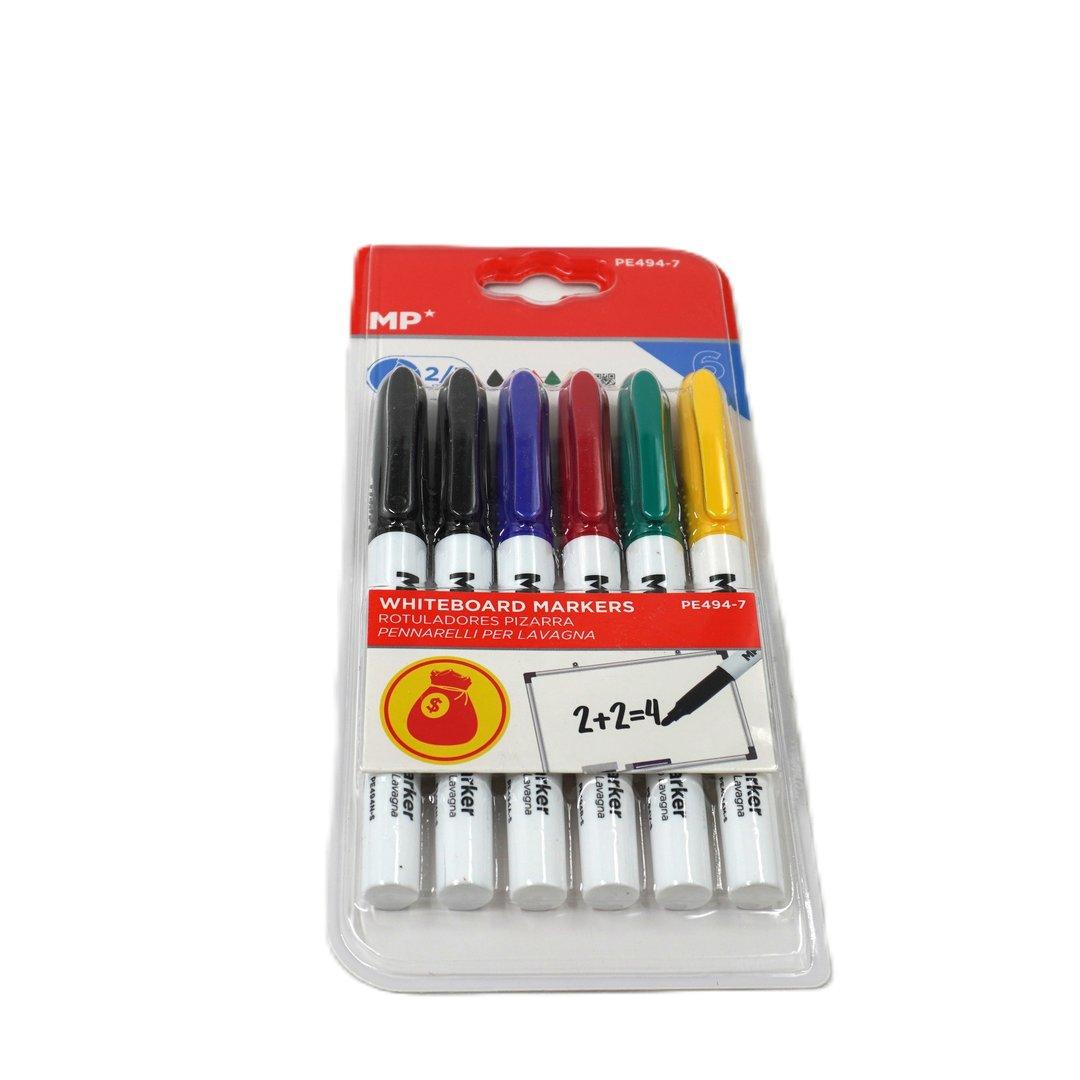 ماژیک وایت‌برد 6 رنگ نوک گرد MP PE494-7