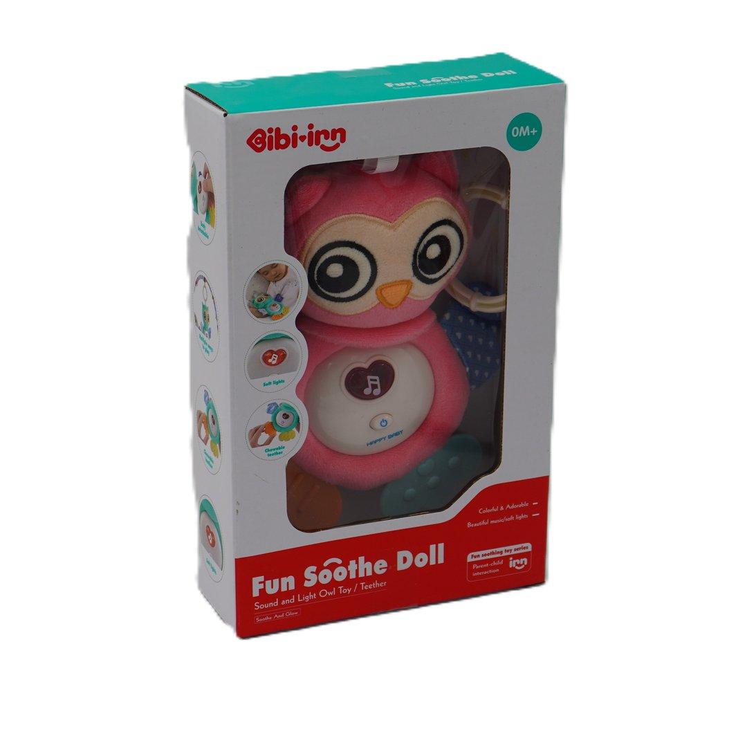 جغد موزیکال چراغ‌دار Owl Baby 6008 - 0