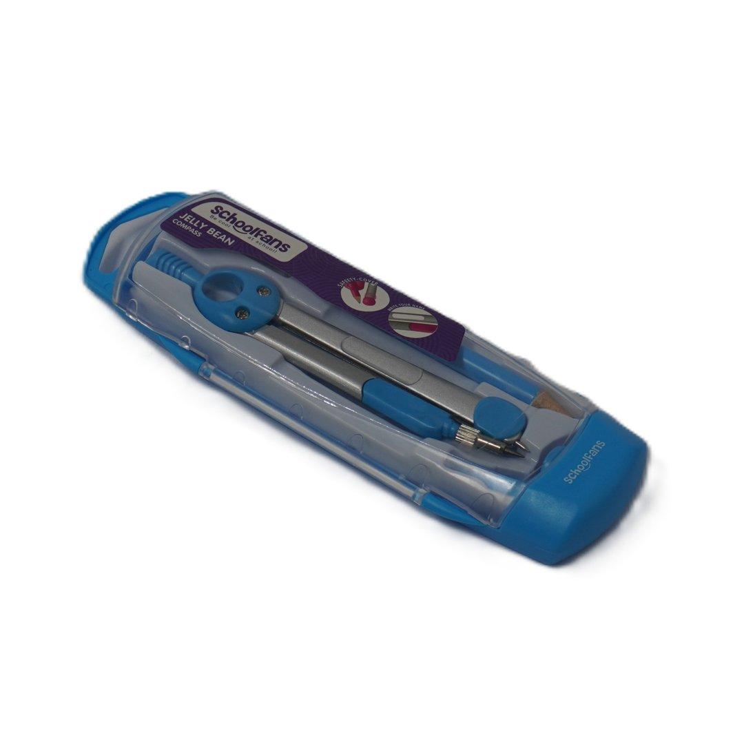 پرگار 2 تکه فلزی جعبه طلقی schoolfans 923307 - 0