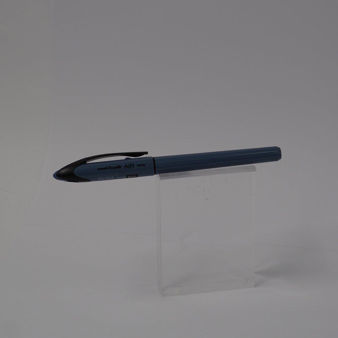 روان‌نویس مشکی بدنه آبی Uniball UBA-188C-M  MICRO Air