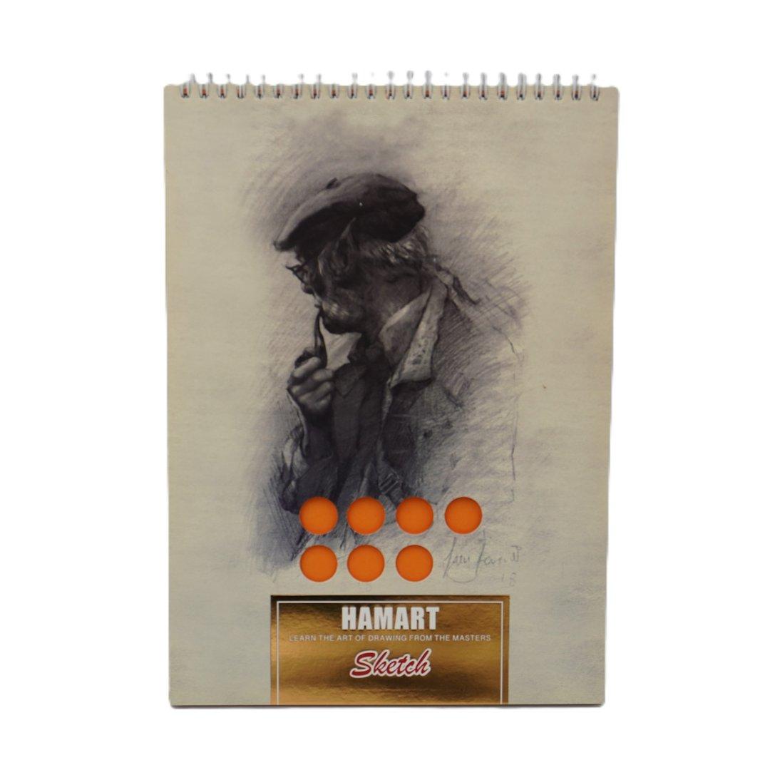 دفتر طراحی 50 برگ سیمی 21×29 HAMYSHEH Sketch 70g