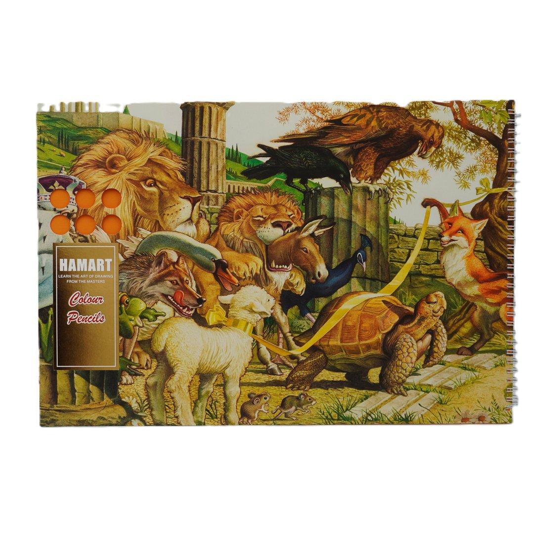 دفتر طراحی 15 برگ سیمی 42×29 HAMYSHEH Colour Pencill 230g