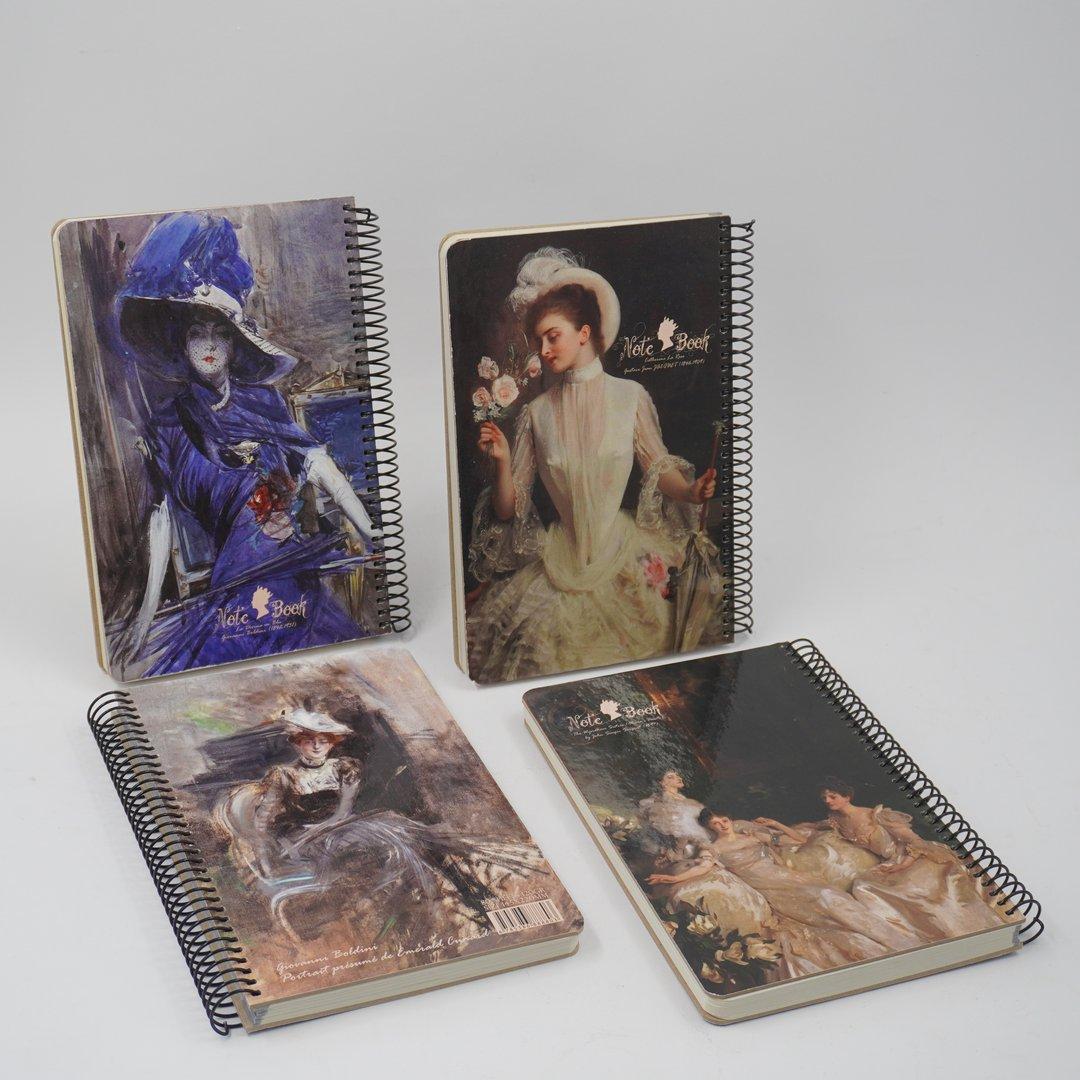 دفتر 80 برگ رقعی سیمی گالینگور LINE NOTE QUEEN NOTE BOOK