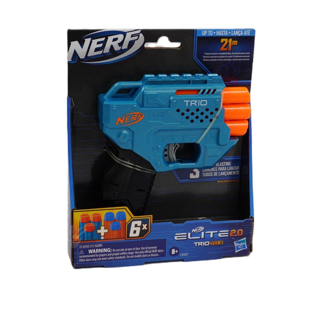تفنگ 6 خشاب Hasbro Nerf TRIO TD-3 PN52531