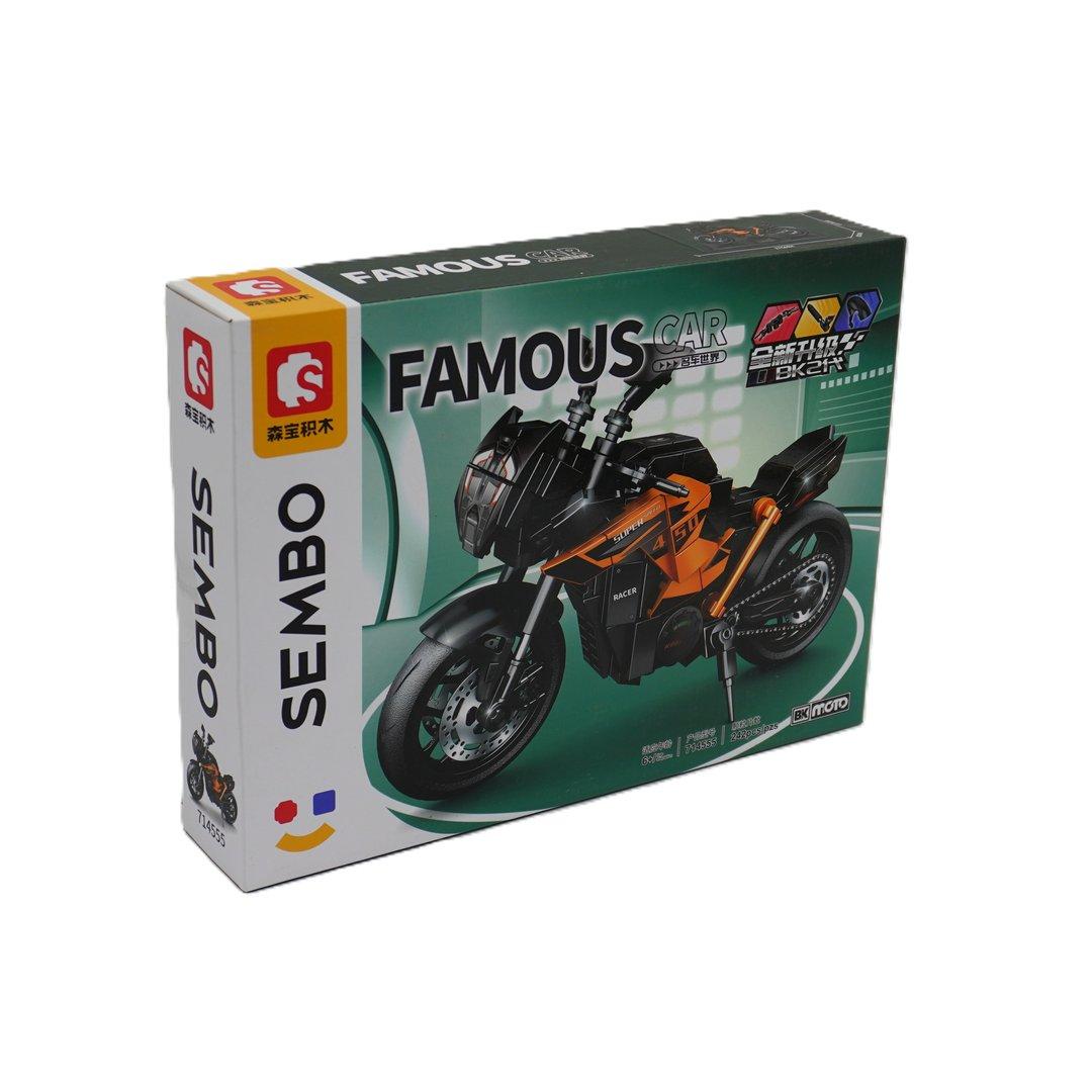ساختنی موتور SEMBO Famous Car 714555 242pcs - 0