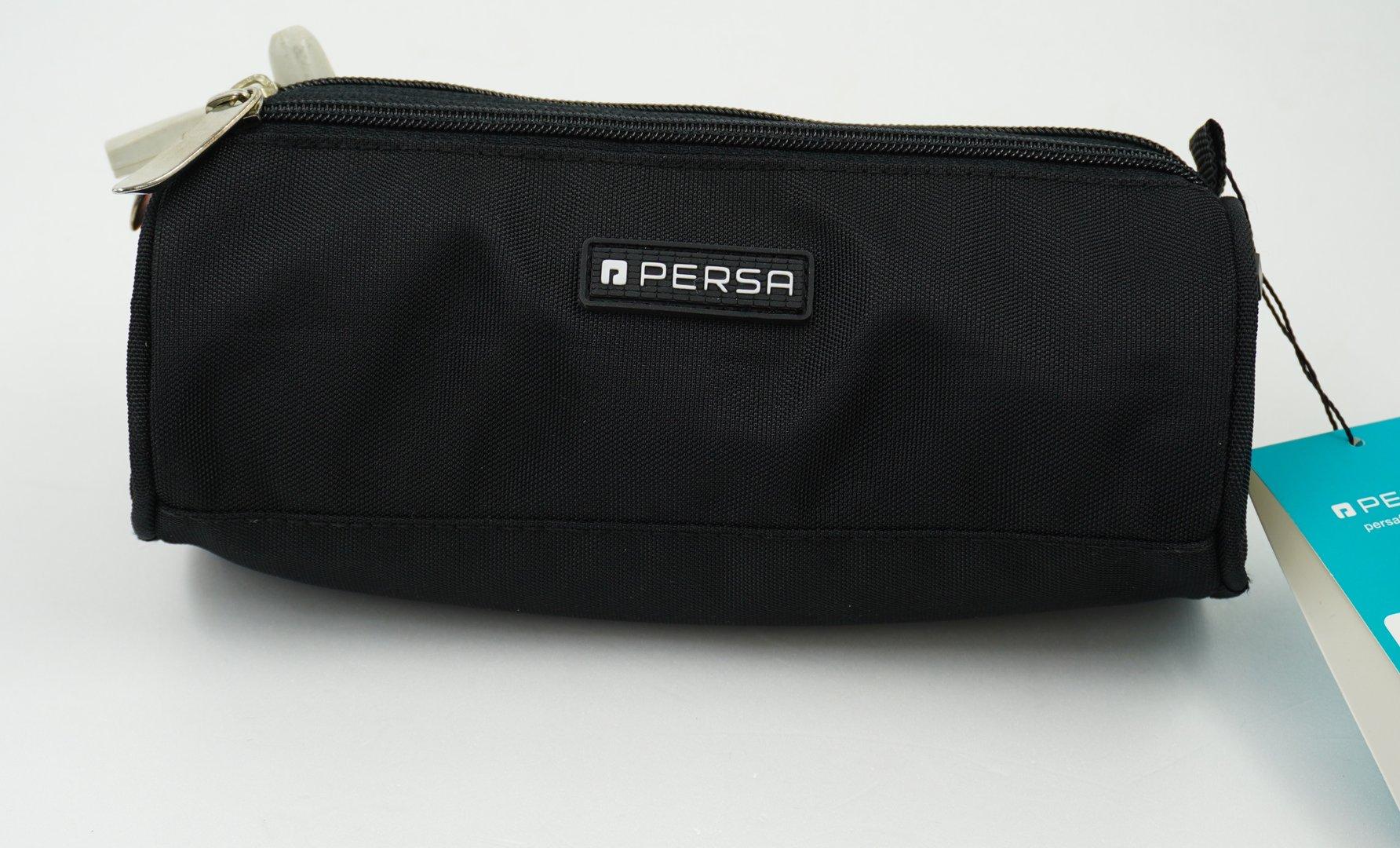 جامدادی تک زیپ گرد مشکی PERSA 300008001 Classic