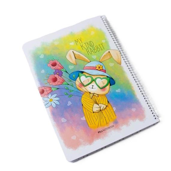 دفتر نقاشی 50 برگ سیمی وزیری Pill - 0