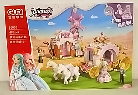 ساختنی دخترانه GUDI Princess Candy 30008 498pcs