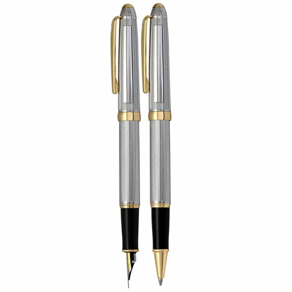 خودکار EUROPEN Press با بدنه دودی و گیره طلایی