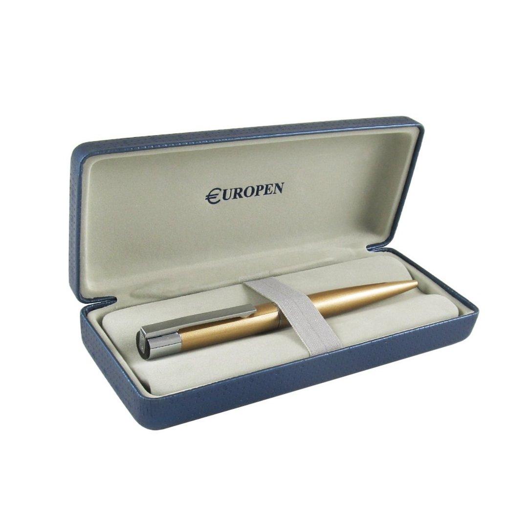 خودکار بدنه طلایی مات گیره استیل EUROPEN Enter - 0