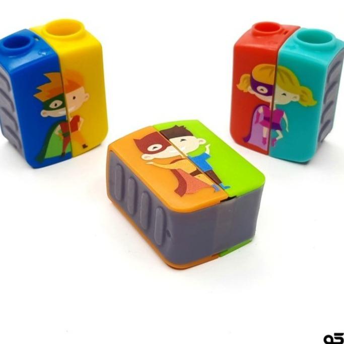 تراش 2 سوراخ مخزن‌دار فانتزی 92656 schoolfans  - 0